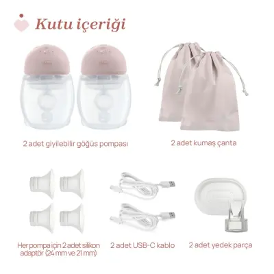 Chicco Giyilebilir Çiftli Elektrikli Göğüs Pompası - 2