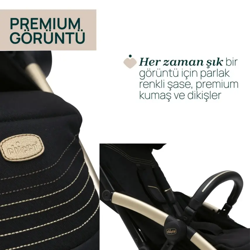 Chicco Goody Xplus Kabin Travel Sistem-Seyahat Sistem Bebek Arabası Black Re_Lux - 15