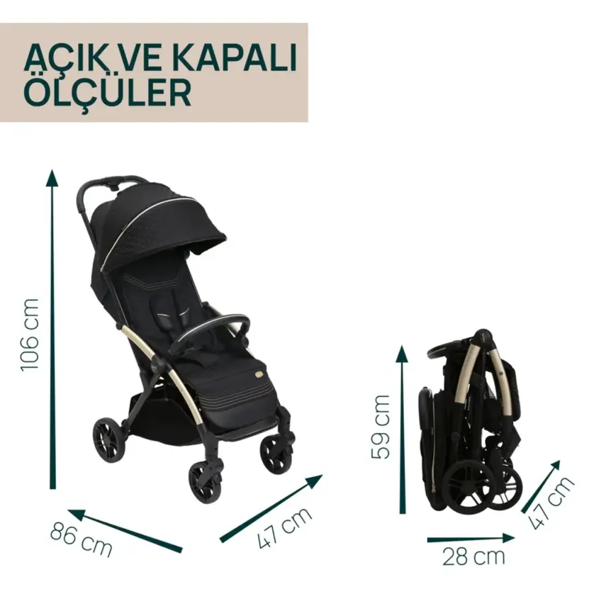 Chicco Goody Xplus Kabin Travel Sistem-Seyahat Sistem Bebek Arabası Black Re_Lux - 12