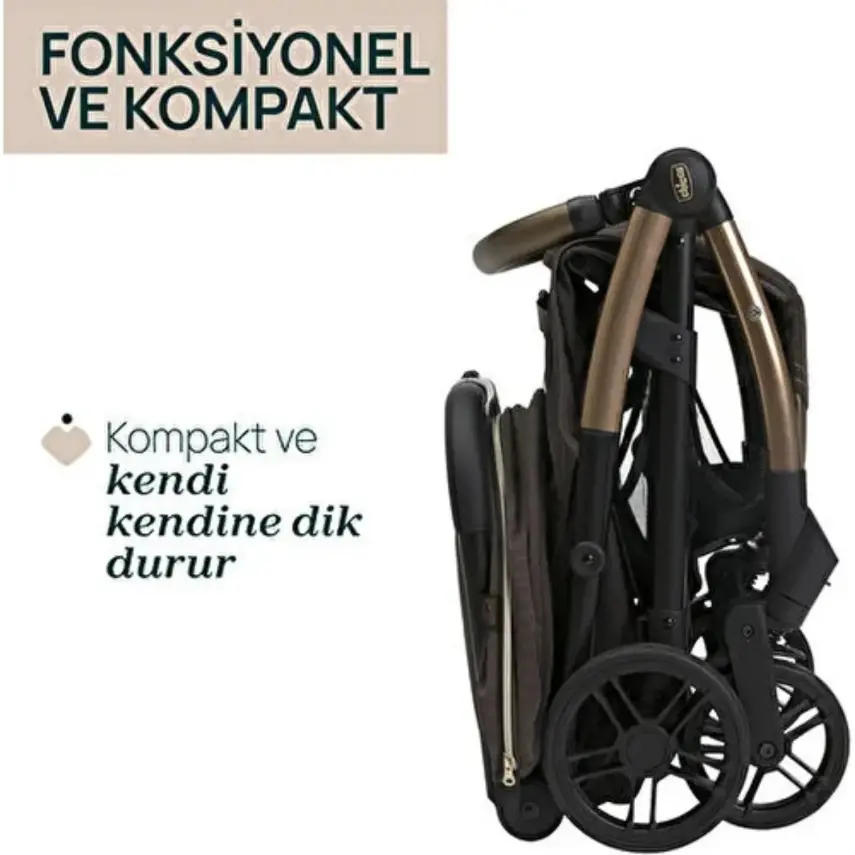 Chicco Goody Xplus Kabin Travel Sistem-Seyahat Sistem Bebek Arabası Bronze Lizard Re_Lux - 4