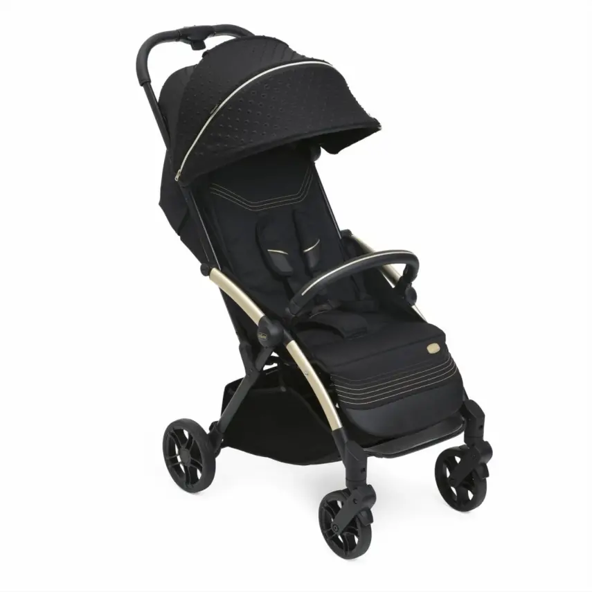 Chicco Goody Xplus Otomatik Katlanır Suya Dayanıklı Kabin Bebek Arabası Black Re_Lux - 1