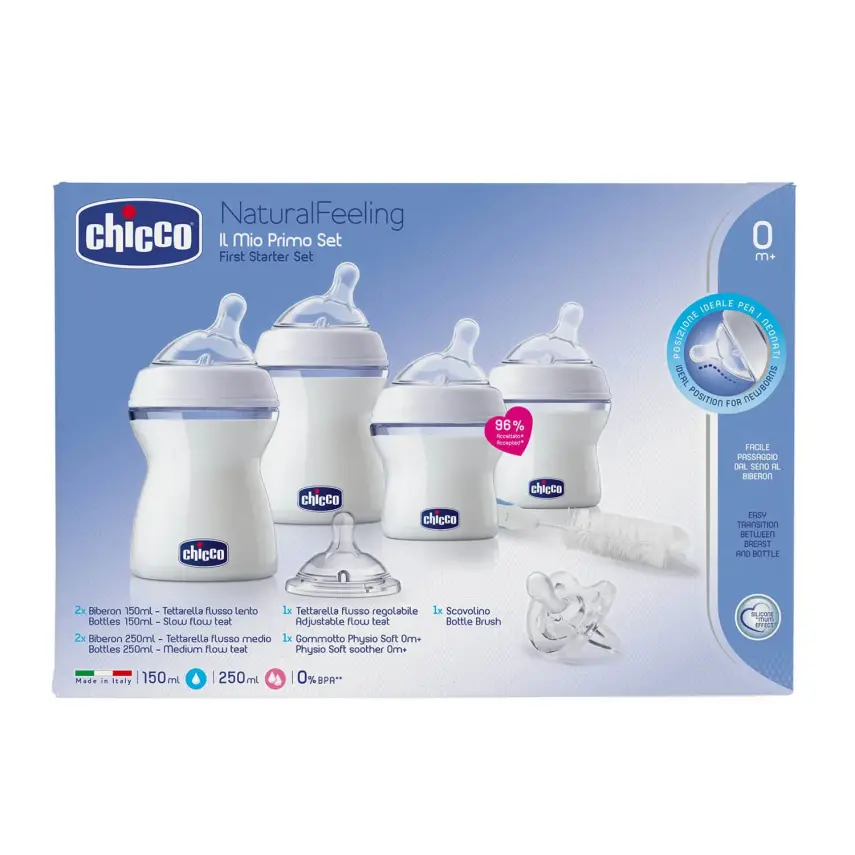 Chicco Natural Feeling Biberon Seti - 1