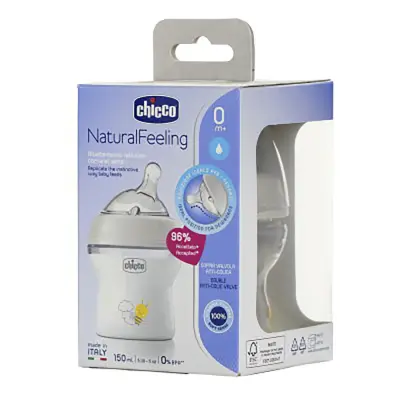 Chicco Natural Feeling Silikon Emzikli PP Biberon 150 ml 0+ Ay - 2