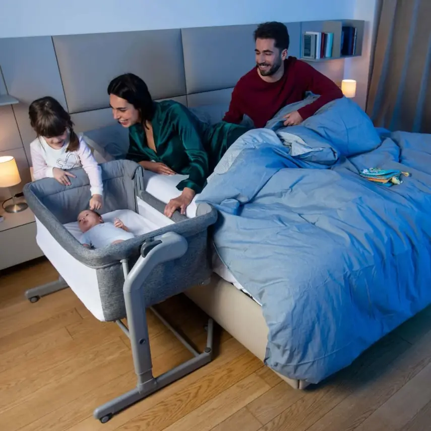 Chicco Next2Me Magic Evo Anne Yanı Beşik Grey Mist - 6