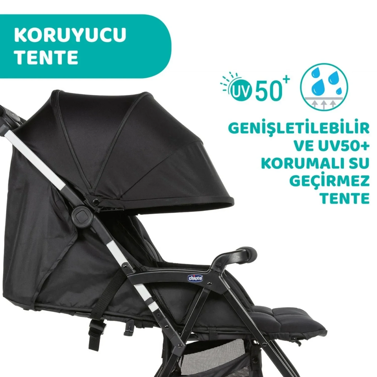Chicco Ohlala İkiz Bebek Arabası Black Night | Hızlı Kargo