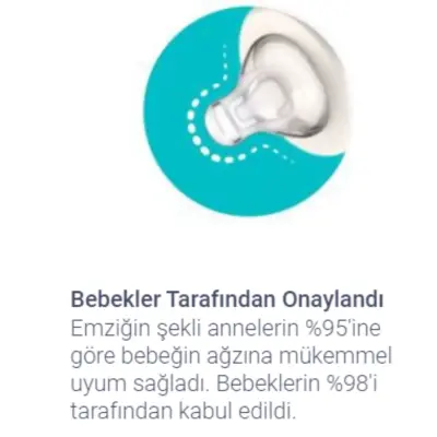 Chicco P5 Antikolik Biberon Emziği Yavaş Akış 0+ Ay 2'li - 7