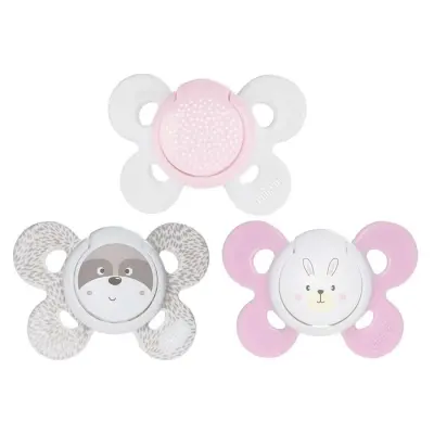 Chicco Physio Comfort Silikon Emzik 2li 0+ Ay Kız 