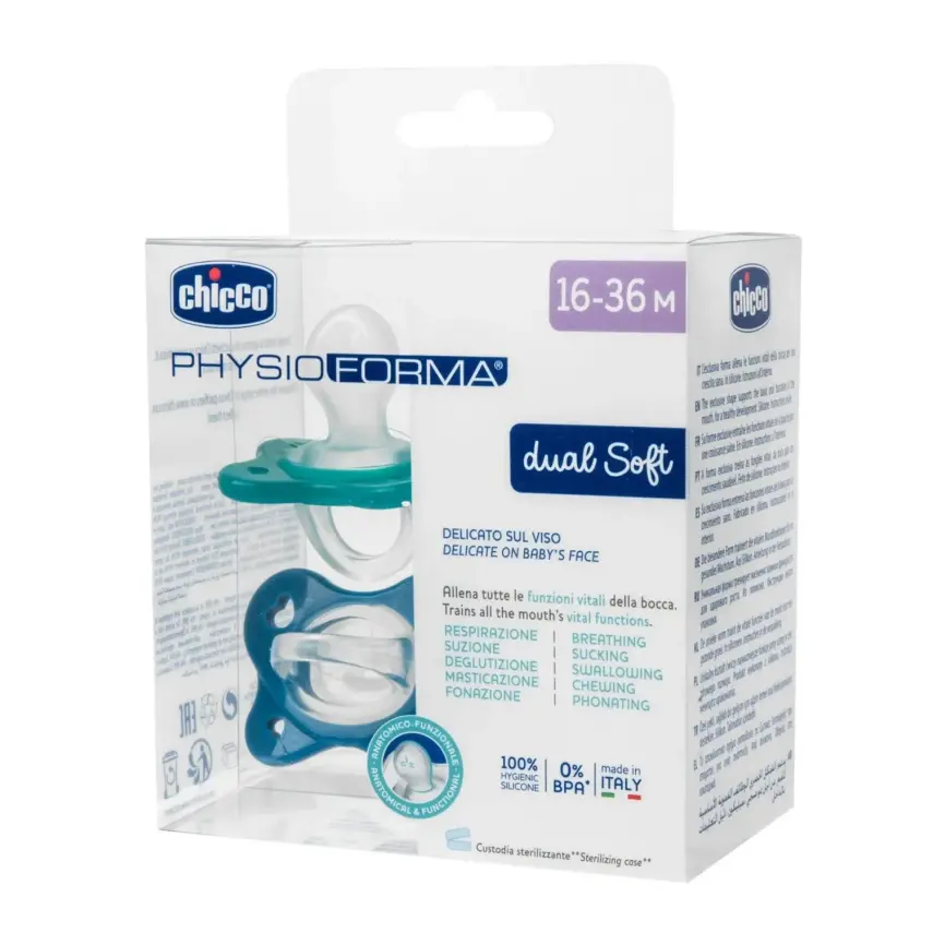 Chicco Physioforma Dual Soft Emzik Erkek 16-36 ay 2'li - 4