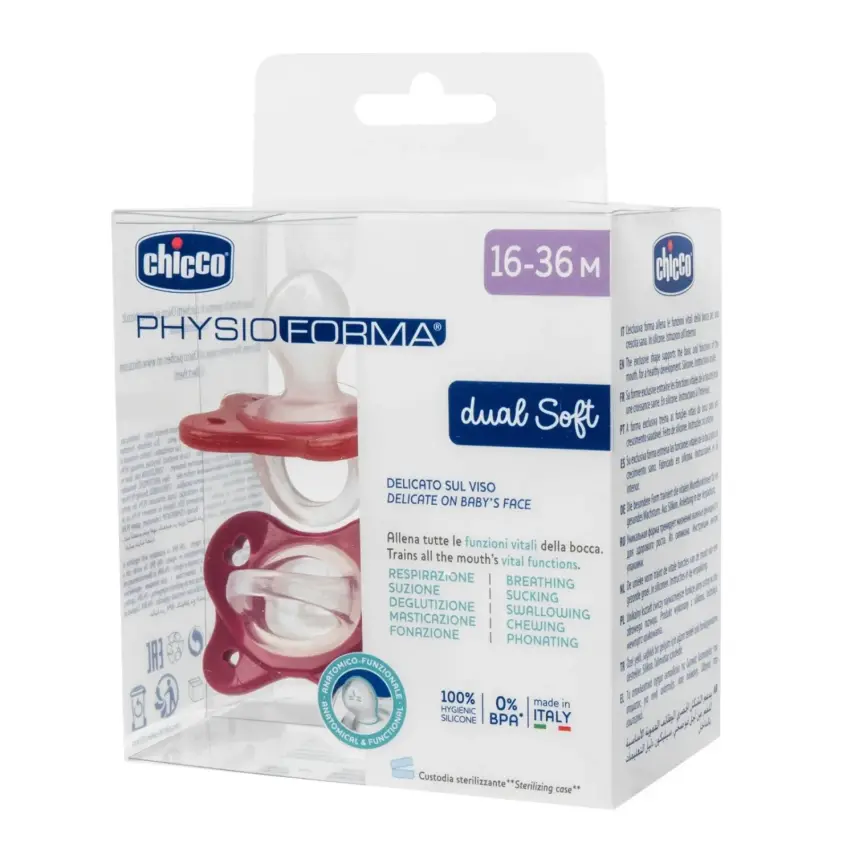 Chicco Physioforma Dual Soft Emzik Kız 16-36 Ay 2'li - 5