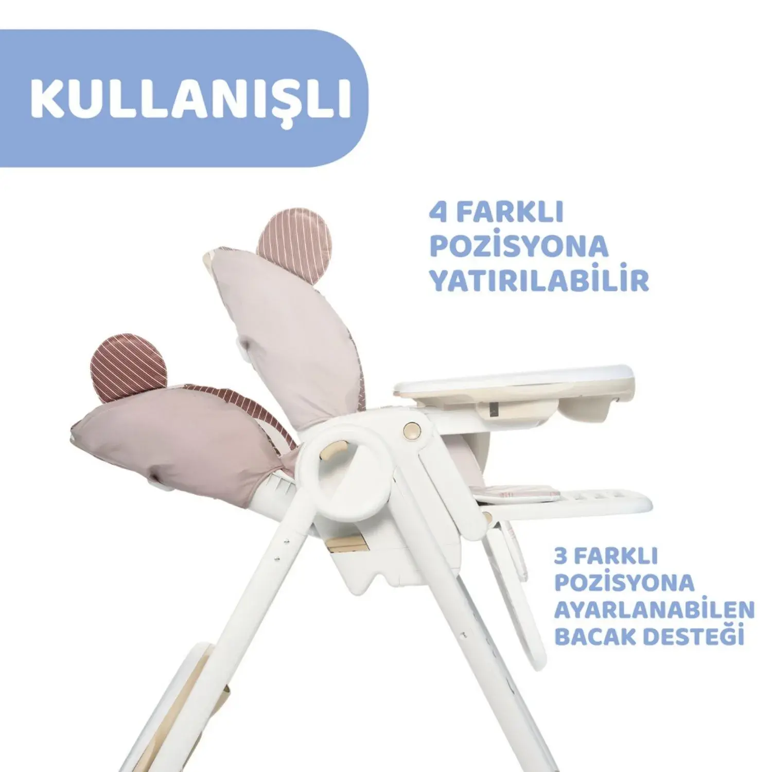 Chicco Polly 2 Start Mama Sandalyesi Monkey | Hızlı Kargo