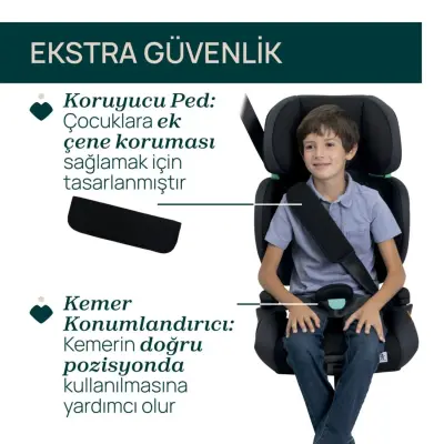 Chicco Quizy I-Size Oto Koltuğu 15-36 Kg Black - 14