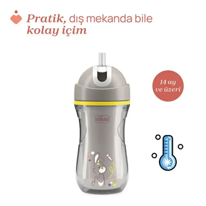 Chicco Sport Bardak Pipetli 14+ Ay Unisex Yeni - 3