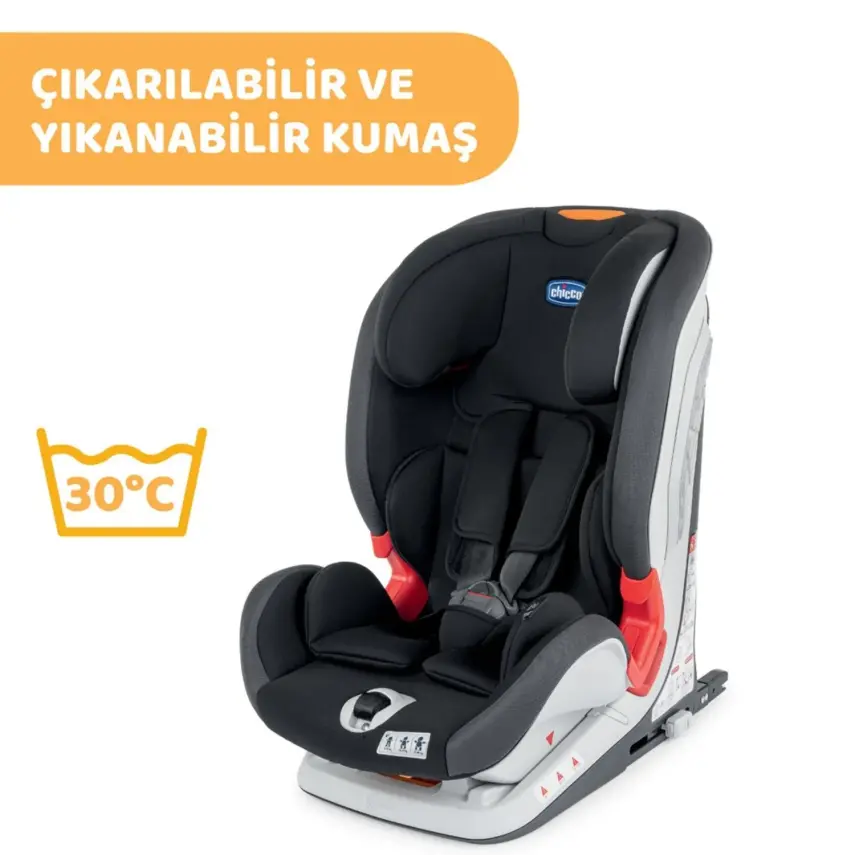 Chicco Youniverse Fix Oto Koltuğu 9-36 Kg Jet Black - 5