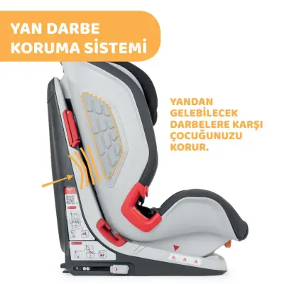 Chicco Youniverse Fix Oto Koltuğu 9-36 Kg Jet Black - 6