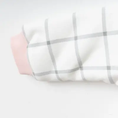 Ciccim Baby Fermuarlı Uzun Kollu Kışlık Bebek Çocuk Uyku Tulumu Ekose Gri 2,5 Tog - 9