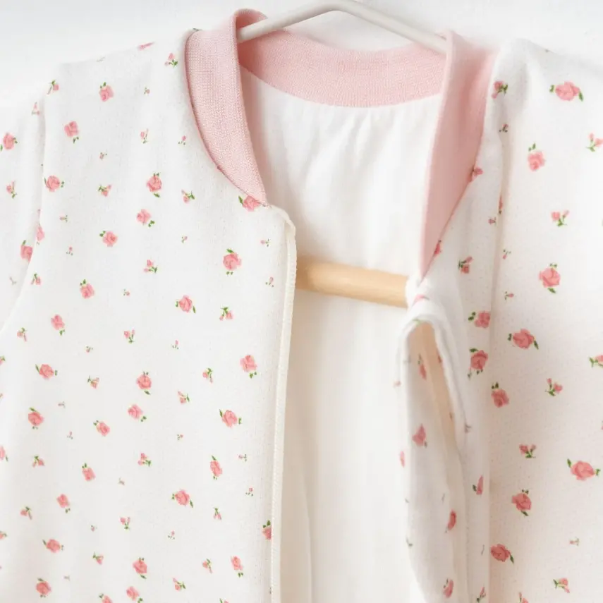 Ciccim Baby Fermuarlı Uzun Kollu Kışlık Bebek Çocuk Uyku Tulumu Kanaviçe Pembe 2,5 Tog - 11