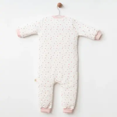 Ciccim Baby Fermuarlı Uzun Kollu Kışlık Bebek Çocuk Uyku Tulumu Kanaviçe Pembe 2,5 Tog - 27