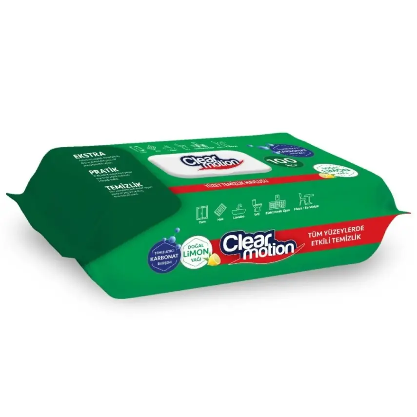 Clear Motion Yüzey Temizlik Havlusu 100lü - 1