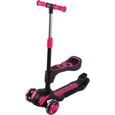 Cool Wheels Combo Oturaklı Scooter Pembe