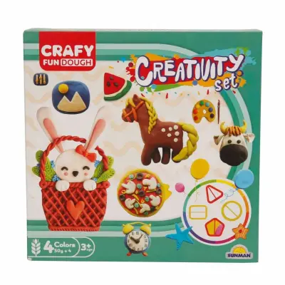 Crafy 12’li Oyun Hamuru Kalıp Seti – Yaratıcılık - 2