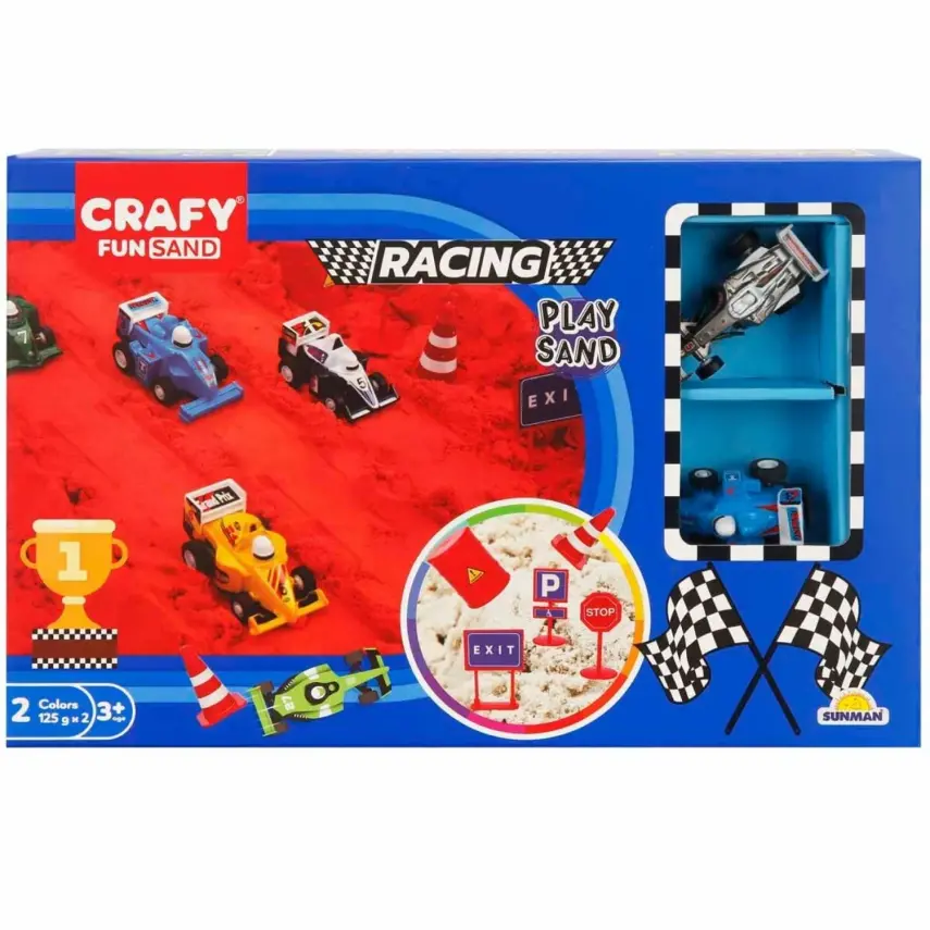 Crafy Racing Oyun Kumu Seti 250 g 13 Parça - 4