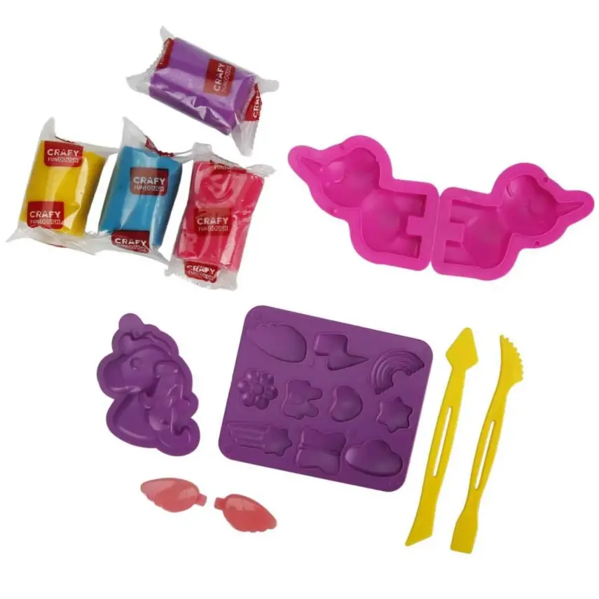 Crafy Sihirli Unicorn Oyun Hamuru Seti 200 g 11 Parça - 2