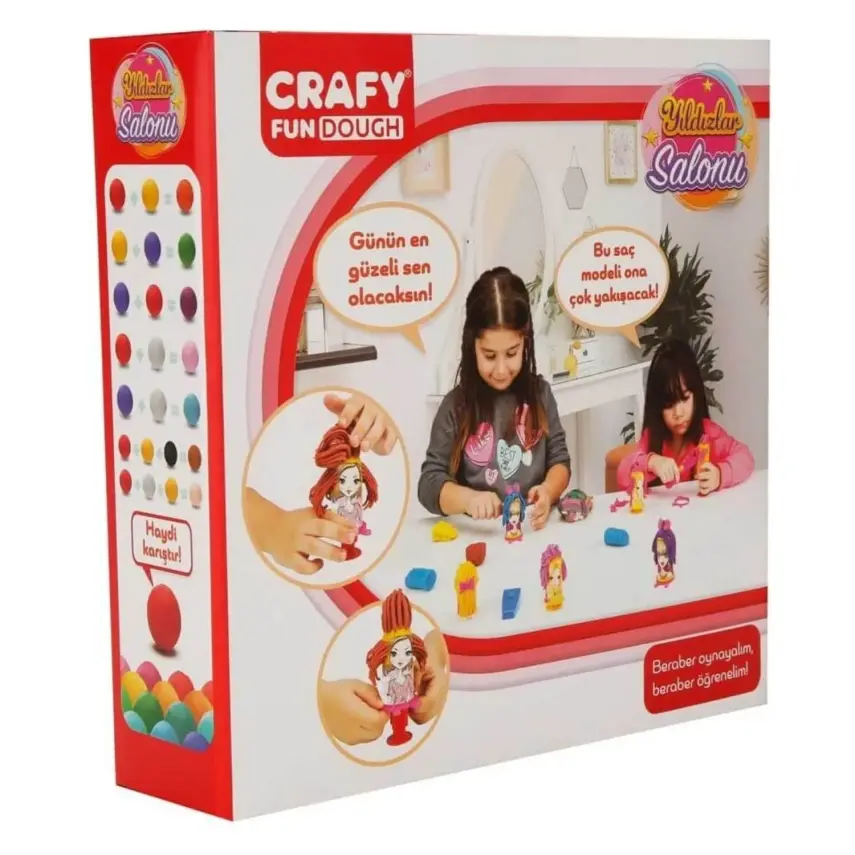 Crafy Yıldızlar Salonu Oyun Hamur Seti 200 g 11 Parça - 2