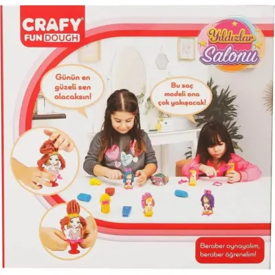 Crafy Yıldızlar Salonu Oyun Hamur Seti 200 g 11 Parça - 3
