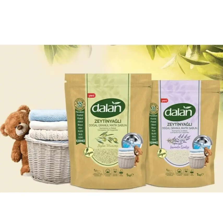Dalan Doğal Granül Sabun Zeytinyağlı Lavanta Esintisi 1000 gr x 2 Adet - 4