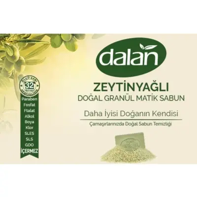 Dalan Doğal Granül Sabun Zeytinyağlı Lavanta Esintisi 1000 gr x 3 Adet - 4