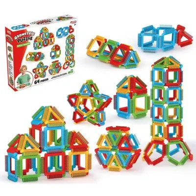 Dede Geometrik Puzzle 64 Prç