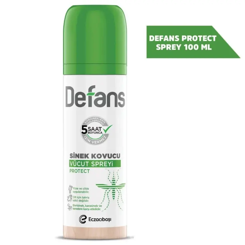 Defans Aerosol Sinek Kovucu Vücut Spreyi 100Ml - 1
