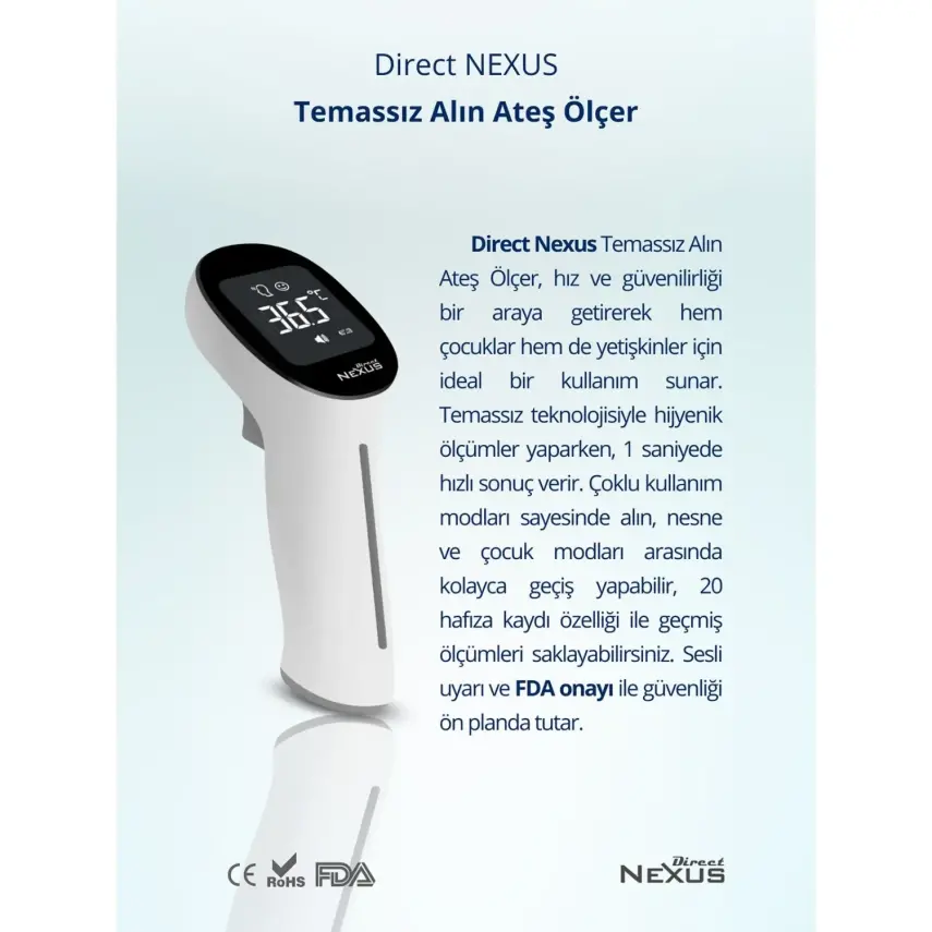 Direct Nexus Infrared Ateş Ölçer (Yeni) - 4