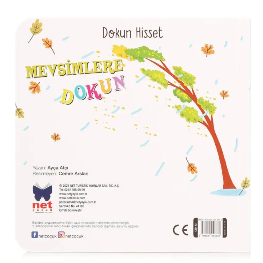 Dokun Hisset Mevsimlere Dokun Bebek Kitabı - 4