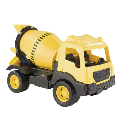 Dolu Çimento Kamyonu Pencereli Kutuda 42 Cm Sarı - 6