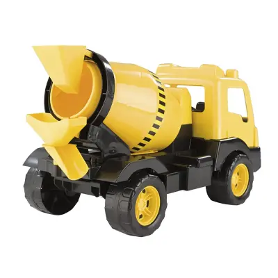 Dolu Çimento Kamyonu Pencereli Kutuda 42 Cm Sarı - 2