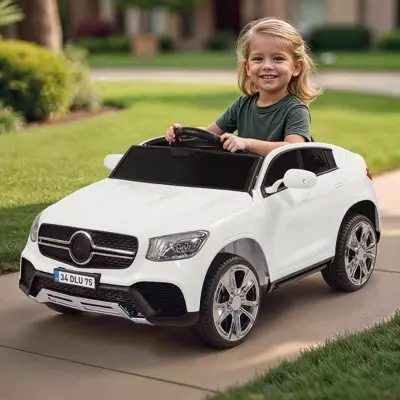 Dolu Grand SUV Akülü Araba Uzaktan Kumandalı 12V Beyaz - 4