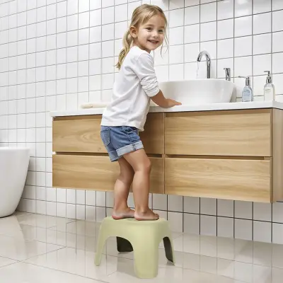 Dolu Nuve Kaymaz Basamaklı Tabure Eko Yeşil - 2