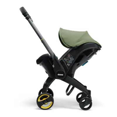 Doona i Bebek Arabasına Dönüşen Tekerlekli Gr 0 Bebek Ana Kucağı Oto Koltuğu Desert Green - 5