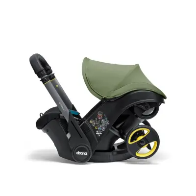 Doona i Bebek Arabasına Dönüşen Tekerlekli Gr 0 Bebek Ana Kucağı Oto Koltuğu Desert Green - 10