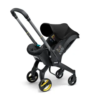 Doona i Bebek Arabasına Dönüşen Tekerlekli Gr 0 Bebek Ana Kucağı Oto Koltuğu Nitro Black - 5