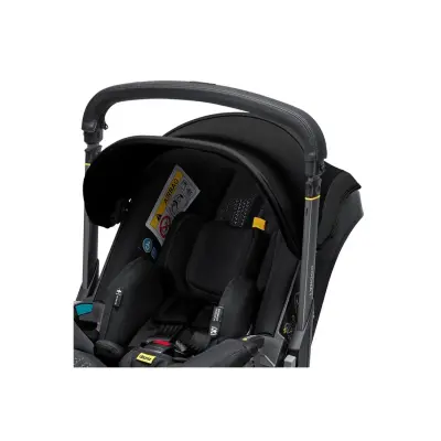Doona i Bebek Arabasına Dönüşen Tekerlekli Gr 0 Bebek Ana Kucağı Oto Koltuğu Nitro Black - 7