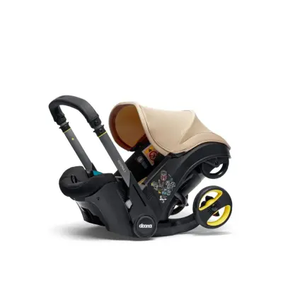 Doona i Bebek Arabasına Dönüşen Tekerlekli Gr 0 Bebek Ana Kucağı Oto Koltuğu Sahara Sand - 11