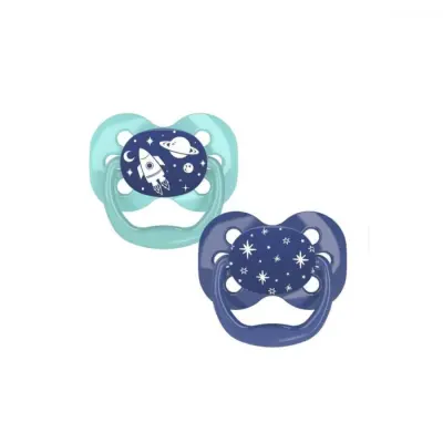 Dr Browns Advantage Silikon Emzik 2li 1. Aşama Mavi