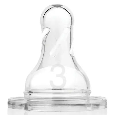 Dr Browns Options+ Dar Ağız Silikon Biberon Emziği 2li 6+ Ay 3.Aşama