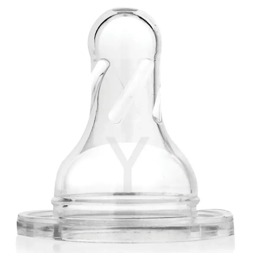 Dr Browns Options+ Dar Ağız Silikon Biberon Emziği 2li 9+ Ay Y Kesim - 1