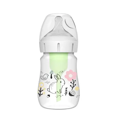 Dr Browns PP Biberon Geniş Ağız Anti-Kolik Options+ Orman Tavşan Desenli 150 ml