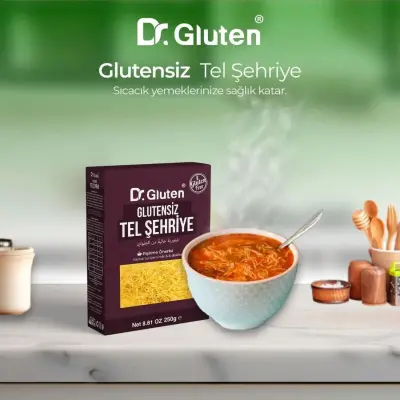 Dr.Gluten Glutensiz Tel Şehriye 250 Gr  