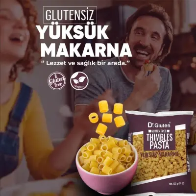 Dr.Gluten Glutensiz Yüksük Makarna 400 Gr - 2