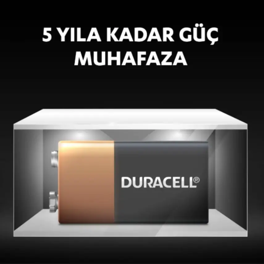 Duracell 9 Volt Pil - 2